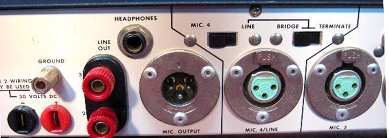 Picture of Shure M67 4x1 mic/line mixer