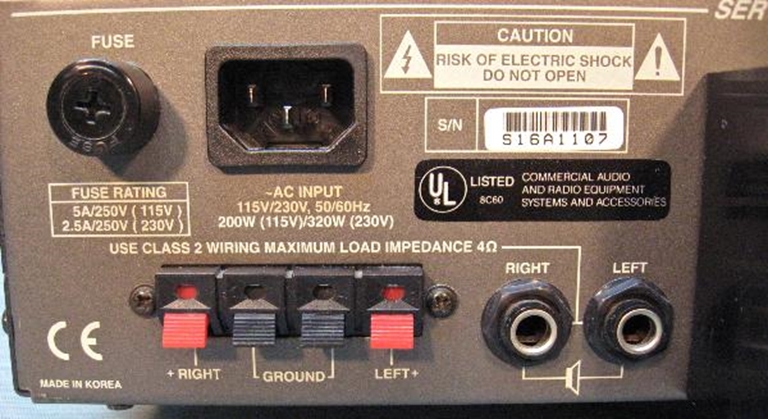 Image sur Samson Servo 150 Power Amplifier