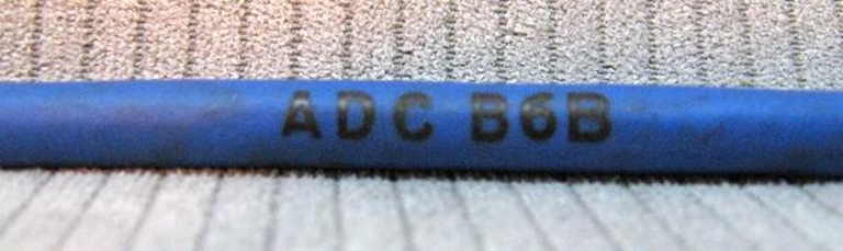 Image sur ADC 6', Blue TT (Bantam) Nickel Patch Cable