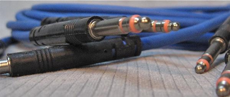 Image sur ADC 6', Blue TT (Bantam) Nickel Patch Cable