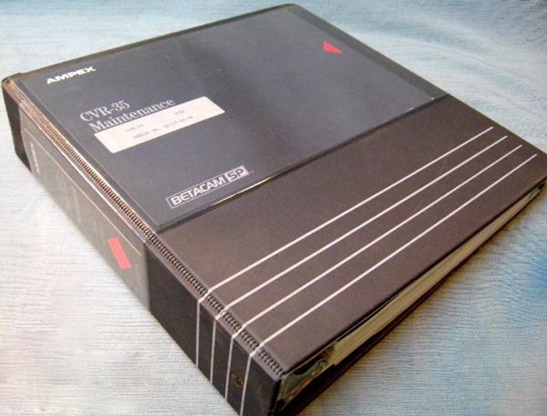 Image sur Ampex CVR-35 Maintenance Manual Volume 1