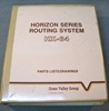 Picture of Grass Valley Group Horizon Series Routing System HX-64 Parts List/Drawings 