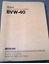 Picture of Sony BVW-40 Operation & Maintenance Manual Vol 1, 1st Ed.