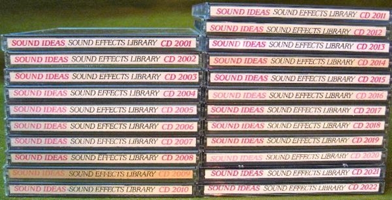 Image sur Sound Ideas Sound Effects Library 2000 Series CDs