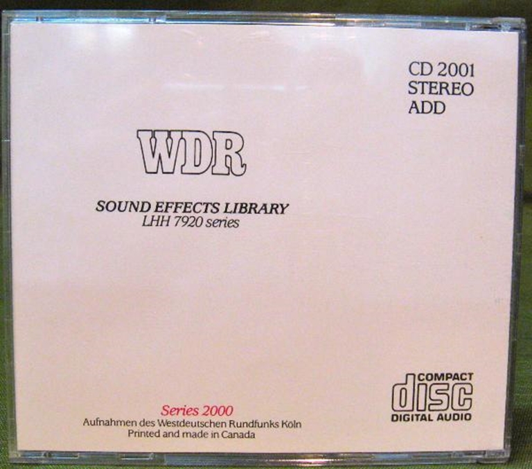 Image sur Sound Ideas Sound Effects Library 2000 Series CDs