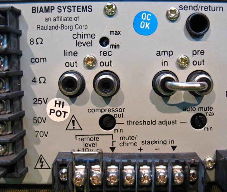 Afbeelding van Biamp Precedence CMA30 Mixer Amplifier