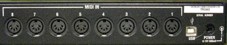 Image sur Digidesign MIDI I/O Interface