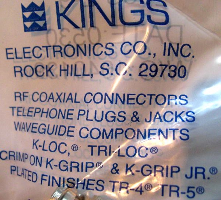Afbeelding van Kings KC 2065-2-9 Male BNC Plugs