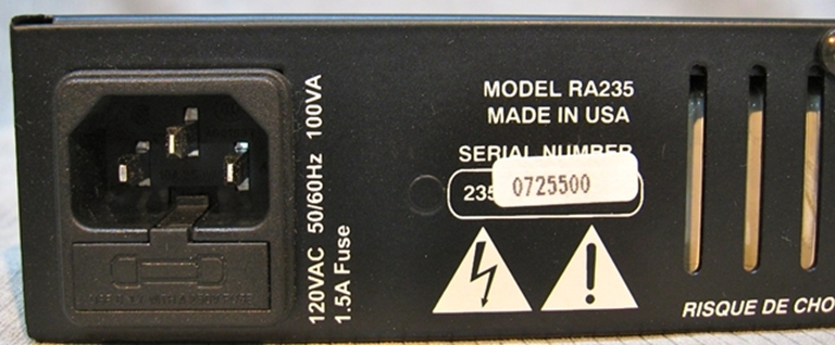 Image sur Rolls RA235 Power Amplifier
