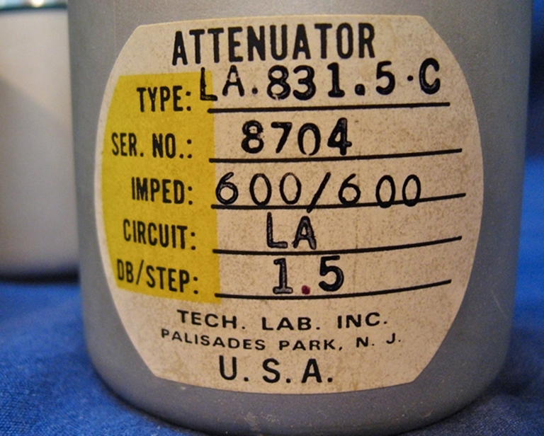 Afbeelding van Tech Lab LA.831.5.C Stepped Attenuators, sn8704.