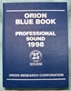 Picture of Orion Blue Book: 1998 Professional Sound