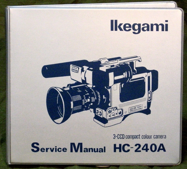 Afbeelding van Ikegami HC-240A Service Manual