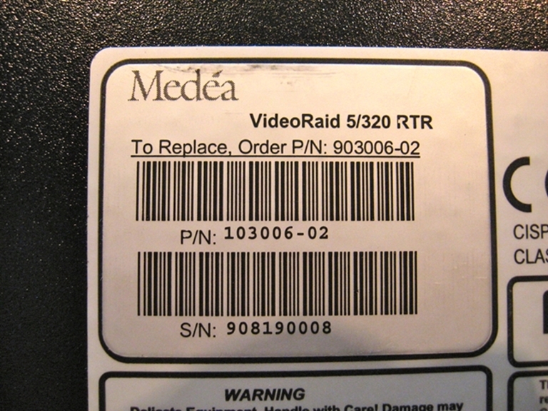 Afbeelding van Medéa 5 disk Raid Array, Model 5/320 RTR