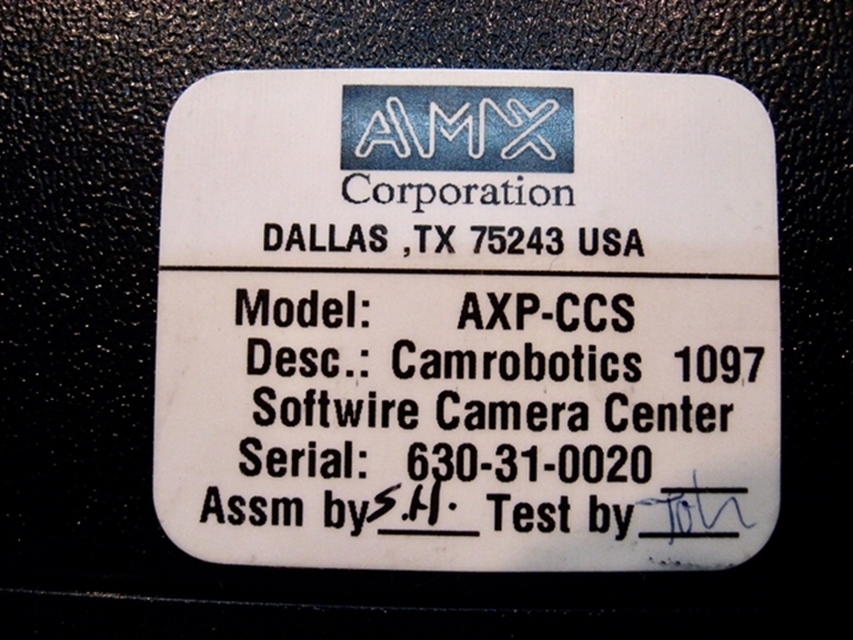 Image sur Crestron AXP-CCS Softwire Camera Center