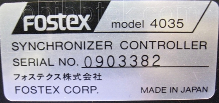 Afbeelding van Fostex 4035 Synchronizer Controller