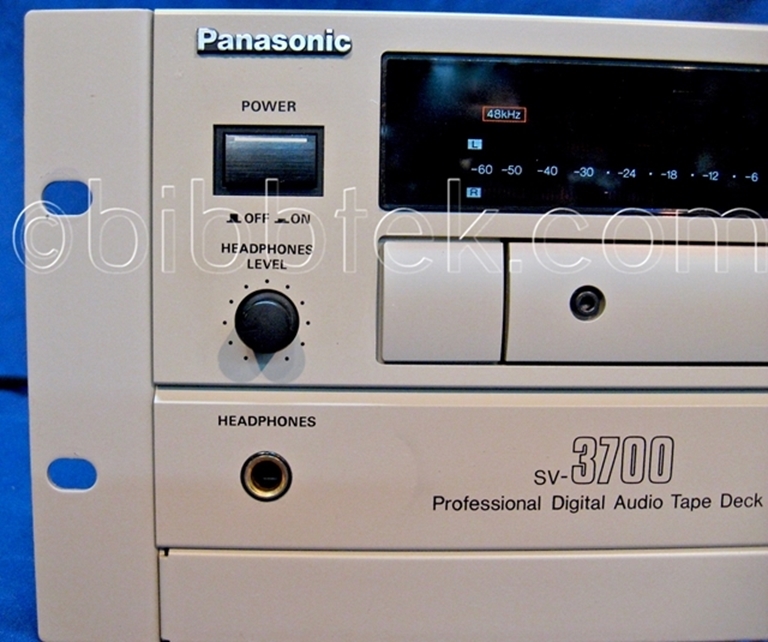 Picture of Panasonic SV-3700 Dat, Very low hours