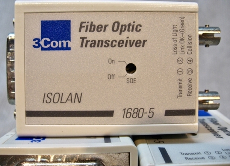 Image sur 3Com Isolan Fiber Optic Transceiver. 1680-5