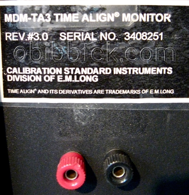 Image sur Calibration Standard Instruments MDM-TA3 Time Align Monitors by E.M. Long