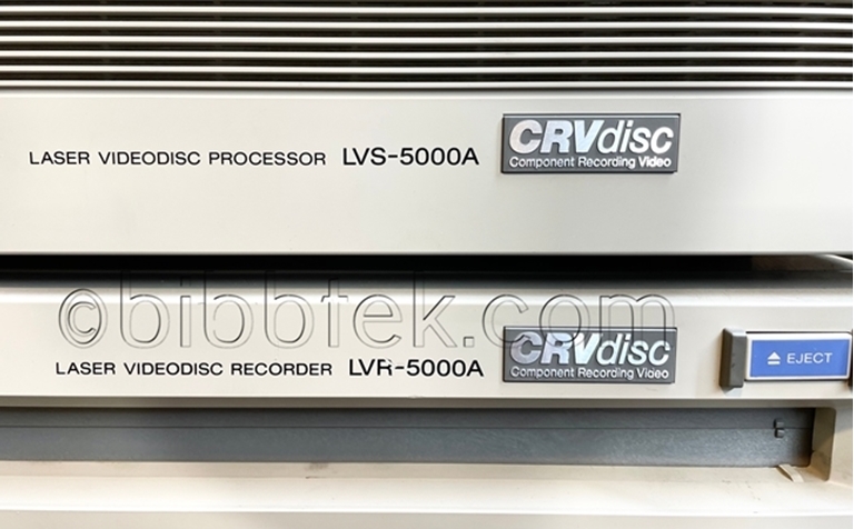 Image sur Sony LVR5000 Laser DIsk recording system with Blank  Media.