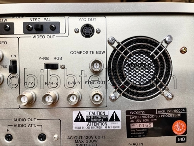 Image sur Sony LVR5000 Laser DIsk recording system with Blank  Media.