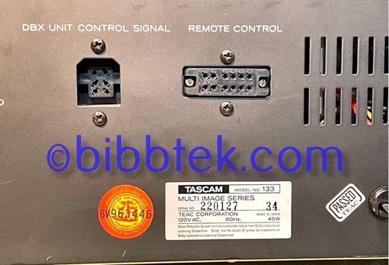 Image sur Tascam 133 Multi-Image Deck