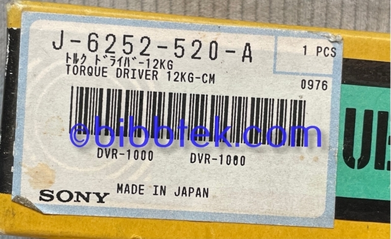 Afbeelding van Sony VTR  Alignment Tools, over 40 items.