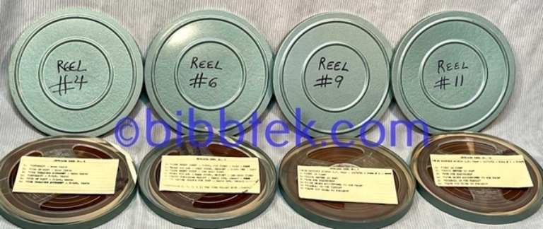 Afbeelding van Jepalana Studio Masters,  35 7" reels from Associated Recording Studios. SOLD OUT.