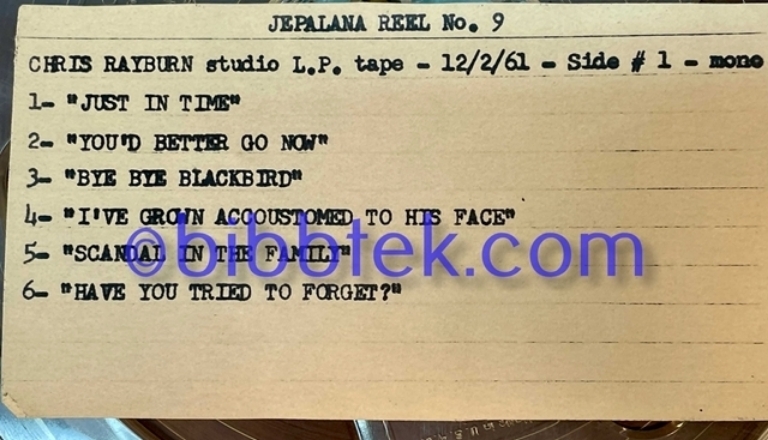 Afbeelding van Jepalana Studio Masters,  35 7" reels from Associated Recording Studios. SOLD OUT.