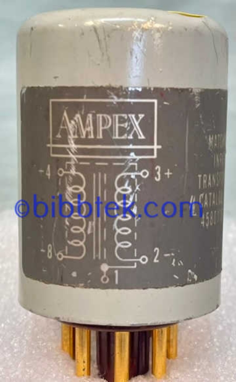 Afbeelding van Ampex 4580116-20 Octal plug in Transformer, grey case with gold pins.